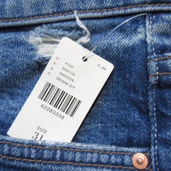 NWT Mother Superior Tomcat in Playing With Scissors High Rise Destroyed Jeans 31 - Picture 7 of 14